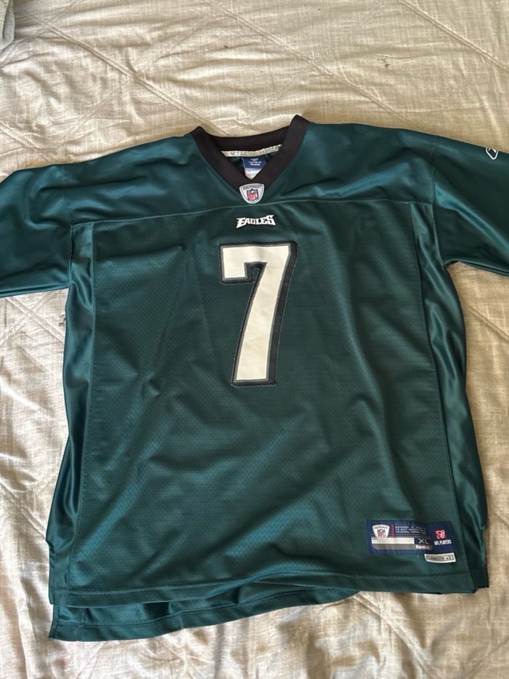 Reebok Men's Dark Green Philadelphia Eagles #7 Football Jersey